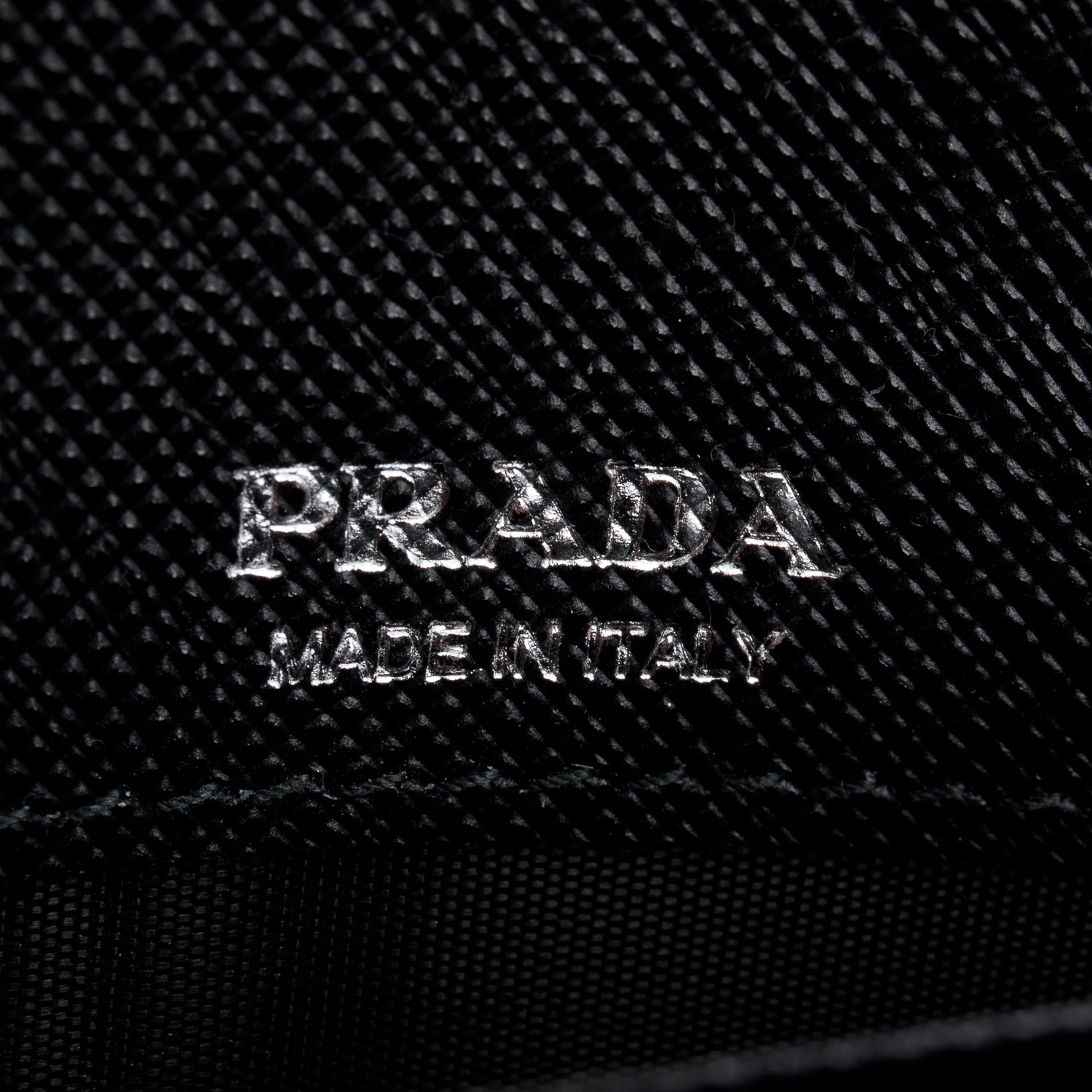 Prada Black Saffiano Leather Pocket Belt Bag