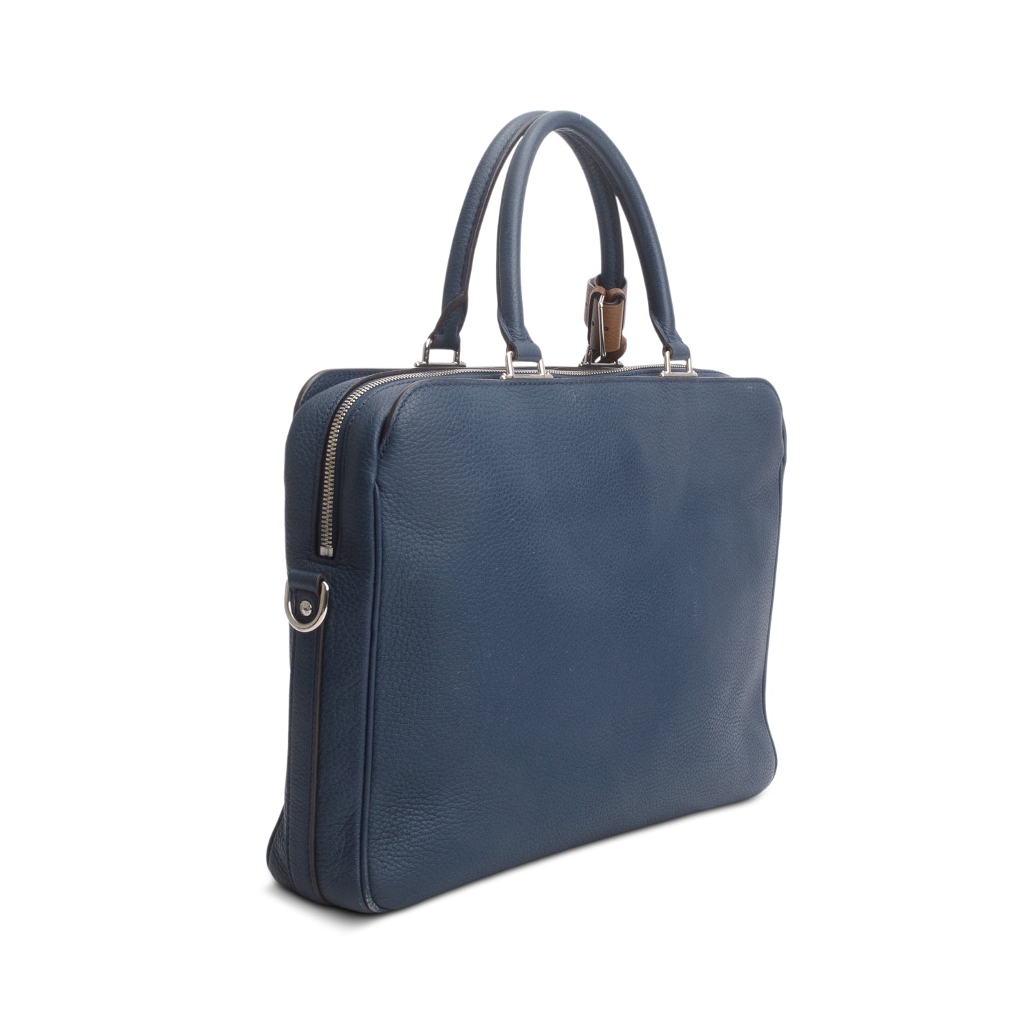 Louis Vuitton Blue Taurillon Leather Armand Briefcase w/ Strap