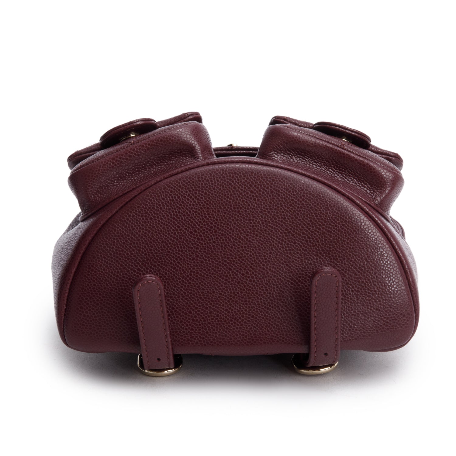 Chanel Burgundy Caviar Mini Duma Backpack