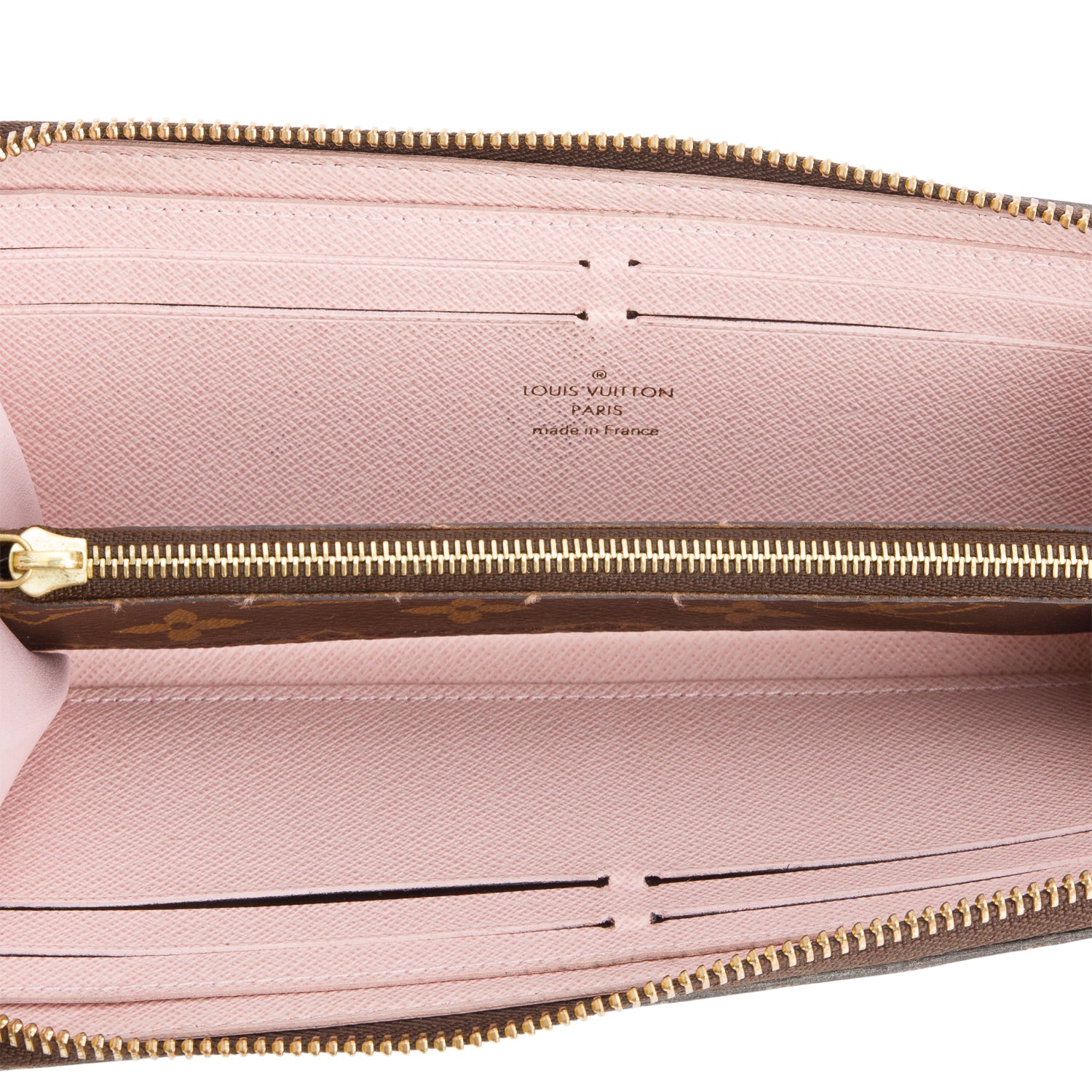 Louis Vuitton Monogram Clemence Wallet w/ Box & Receipt