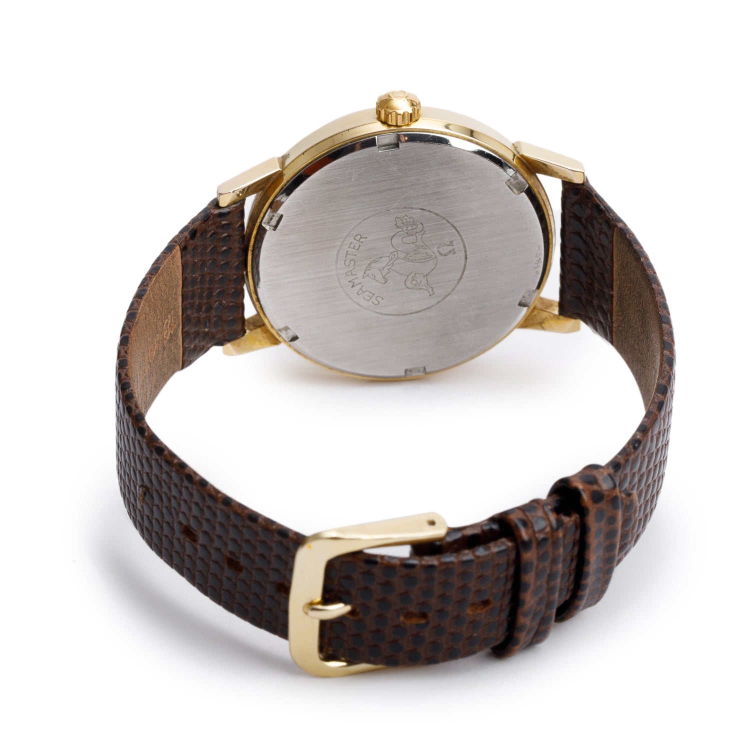 Omega Vintage Gold-Plated Stainless Steel Seamaster 34 MM Manual Wind Watch