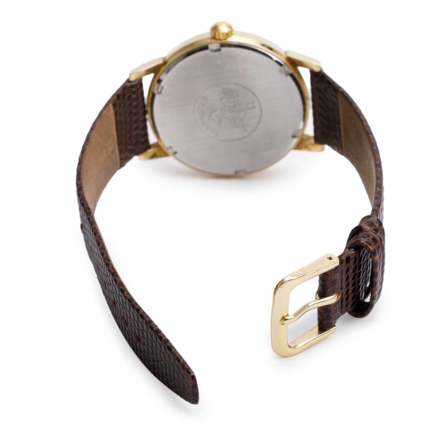 Omega Vintage Gold-Plated Stainless Steel Seamaster 34 MM Manual Wind Watch