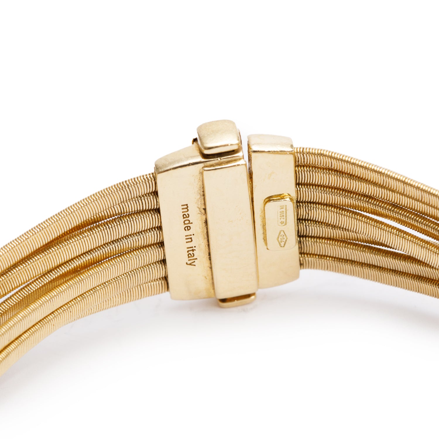 Marco Bicego 18k Yellow Gold & White Gold Diamond Goa Seven-Strand Coil Bracelet