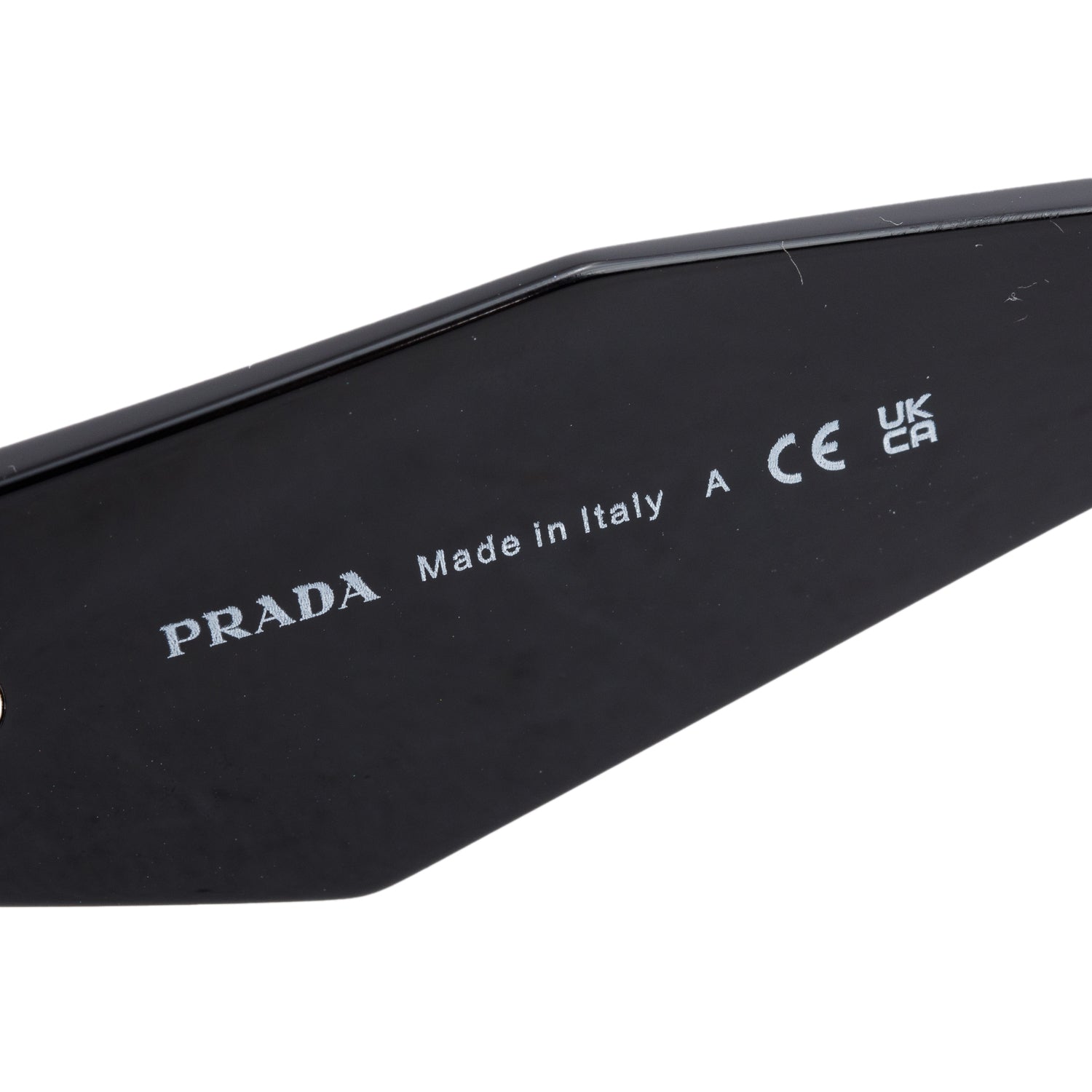 Prada SPR17W Black Acetate Symbole Sunglasses