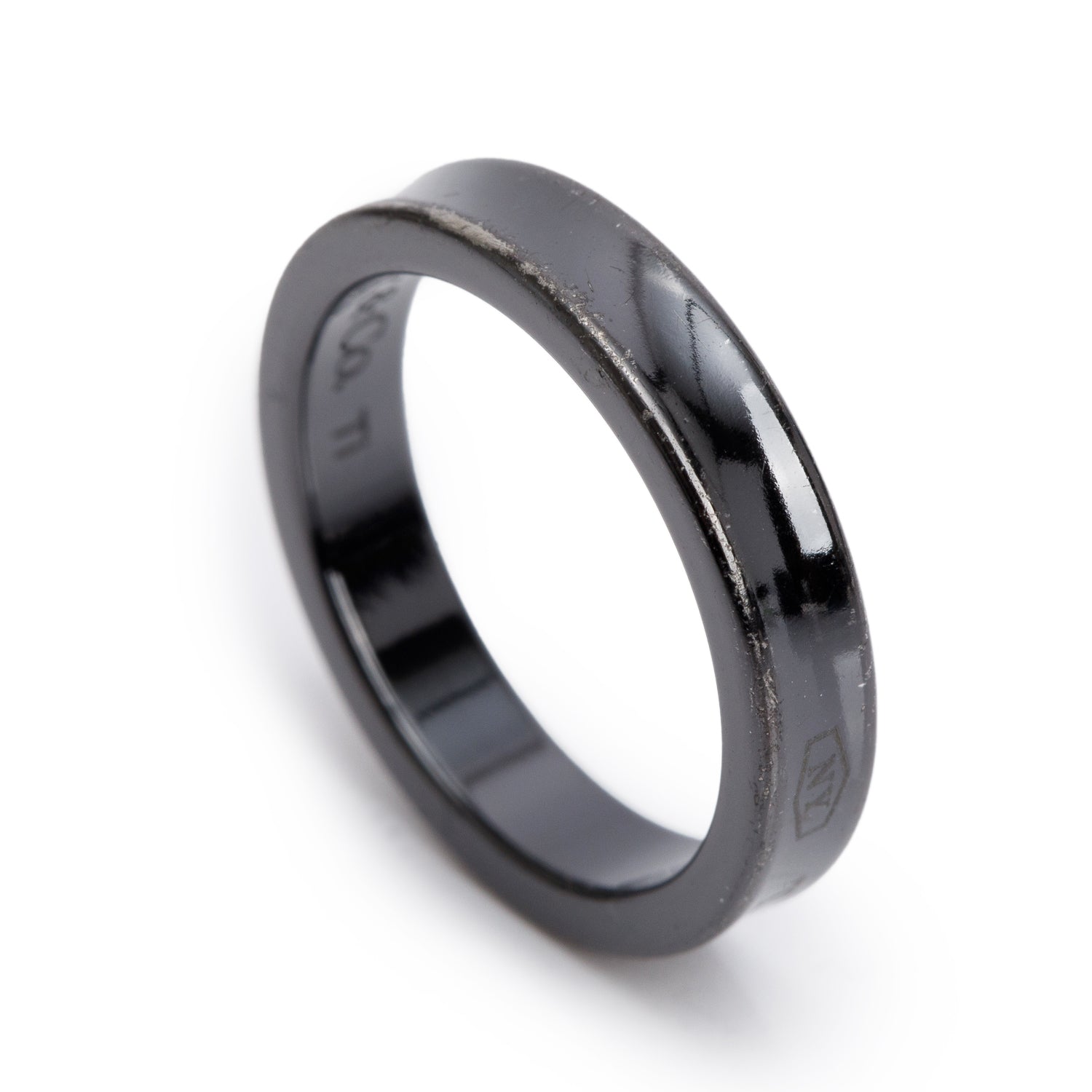 Tiffany & Co. Titanium 1837 Narrow Ring, Size 6.5