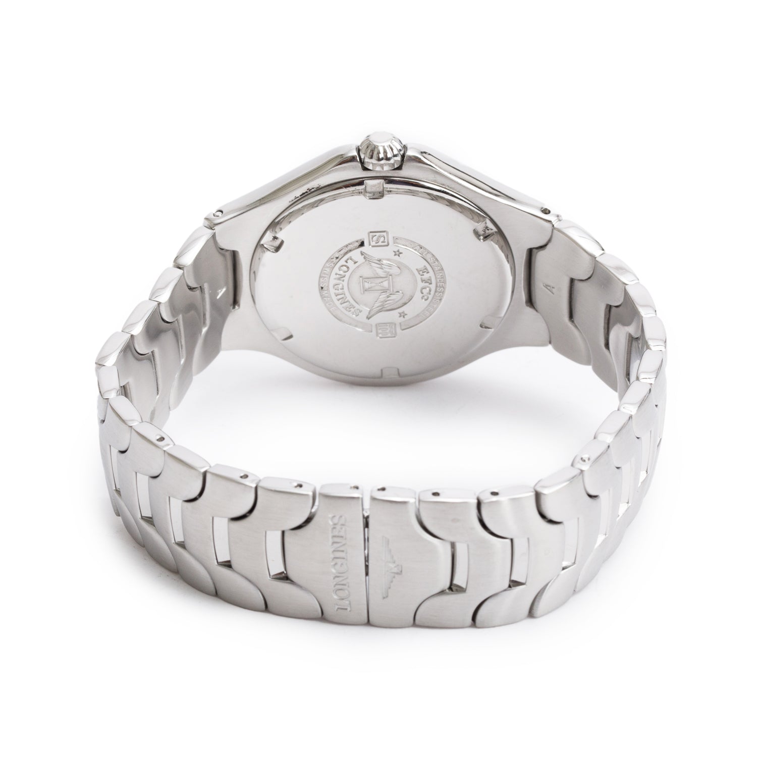 Longines Stainless Steel Conquest 38 MM Quartz Watch White Dial