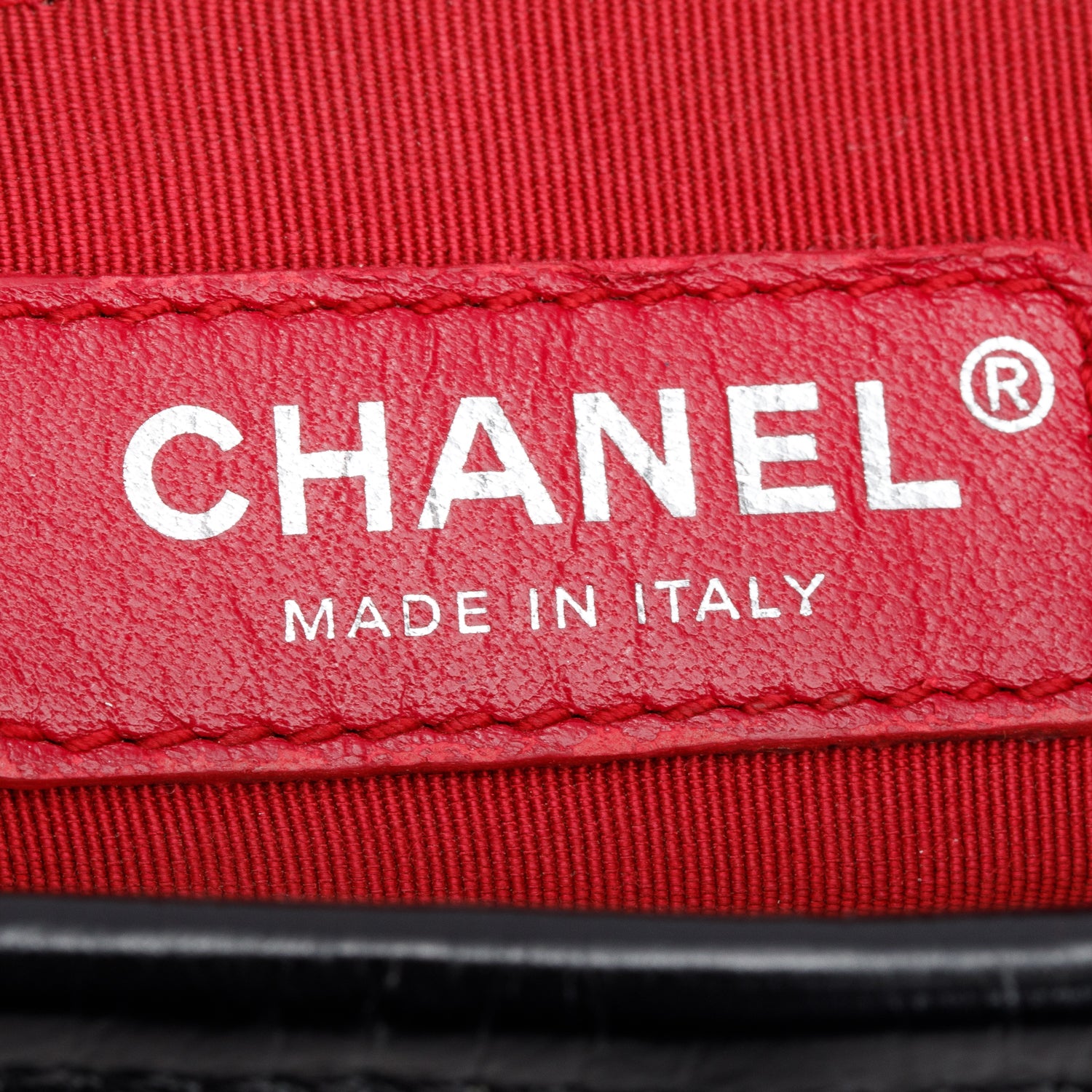 Chanel Black & White Aged Calfskin Leather Small Gabrielle Hobo