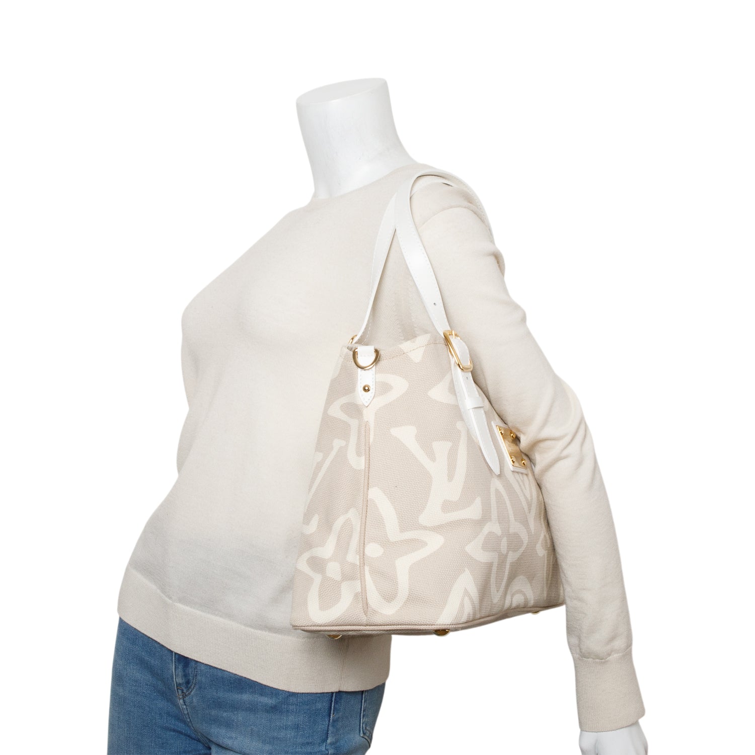 Louis Vuitton Neutral Monogram Canvas Tahitienne Cabas GM