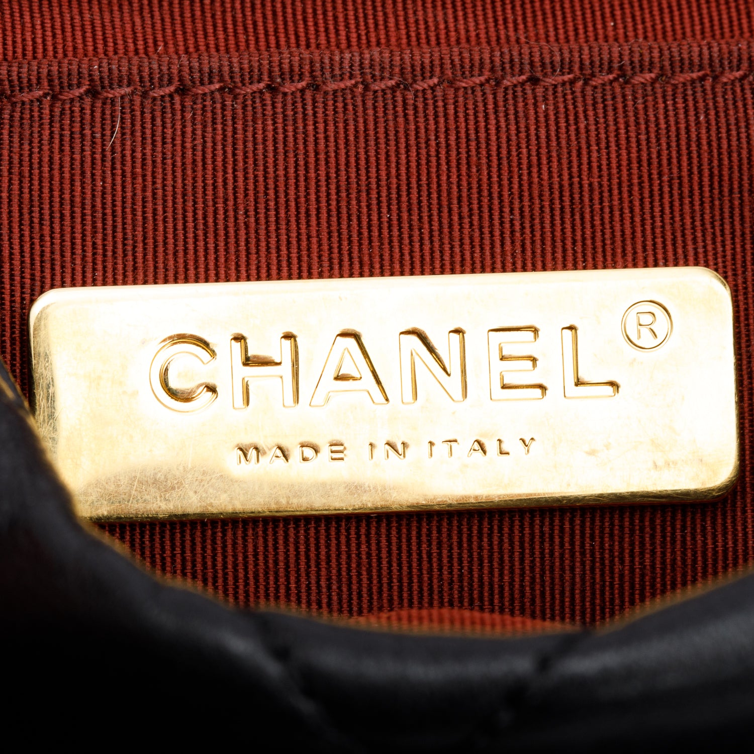 Chanel Black Lambskin Quilted 19 Waist Bag w/ Authenticity Card