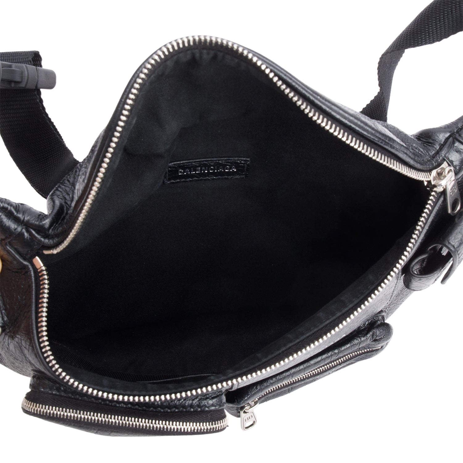 Balenciaga Black Agneau Superbusy Belt Bag