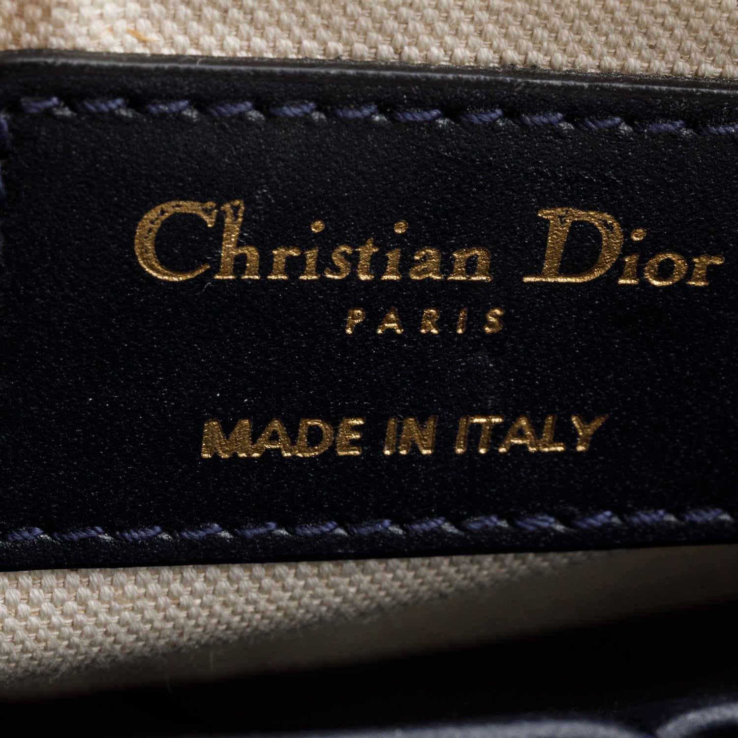 Christian Dior Blue Oblique Dioraddict Wallet on Chain Clutch