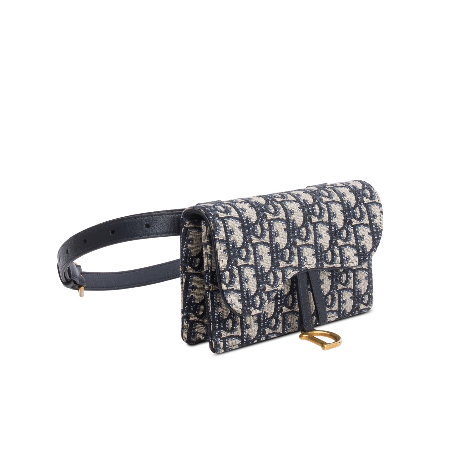 Christian Dior Oblique Saddle Belt Pouch