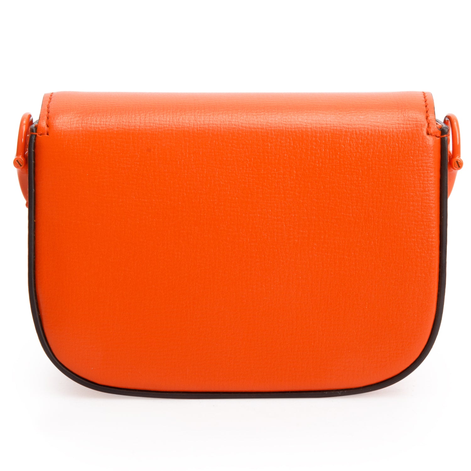 Gucci Orange Azalea Calfskin Web Monochrome Horsebit 1955 Wallet on Strap w/ Box