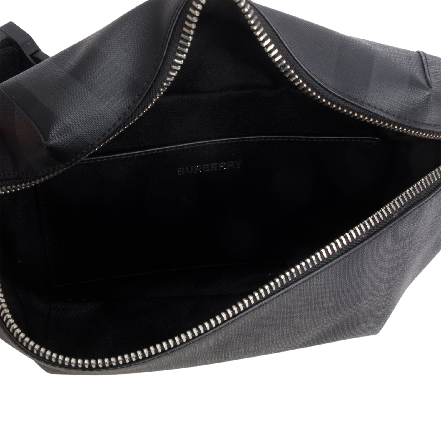 Burberry Black London Check Medium Sonny Bum Bag w/ Receipt