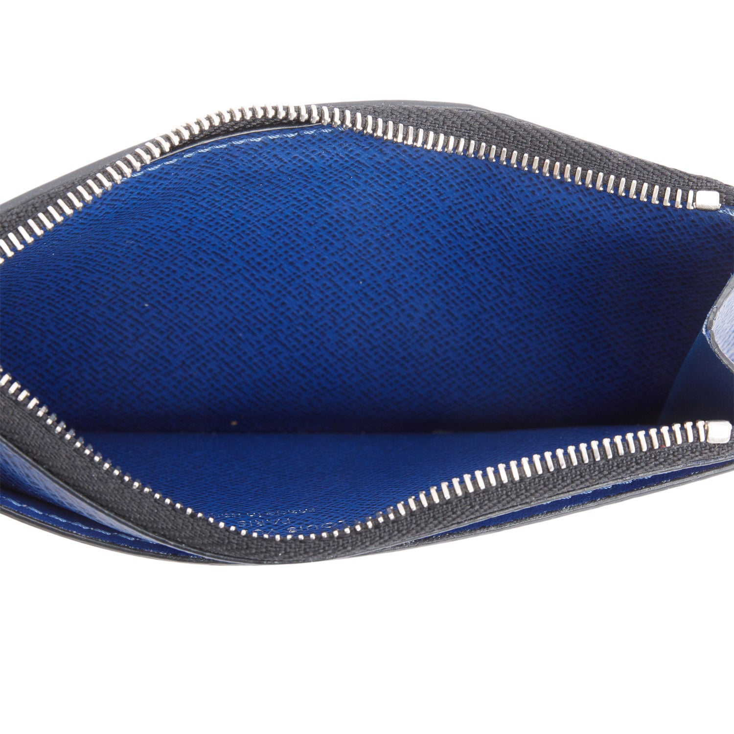 Louis Vuitton Cobalt Blue Taigarama Leather Coin Card Holder