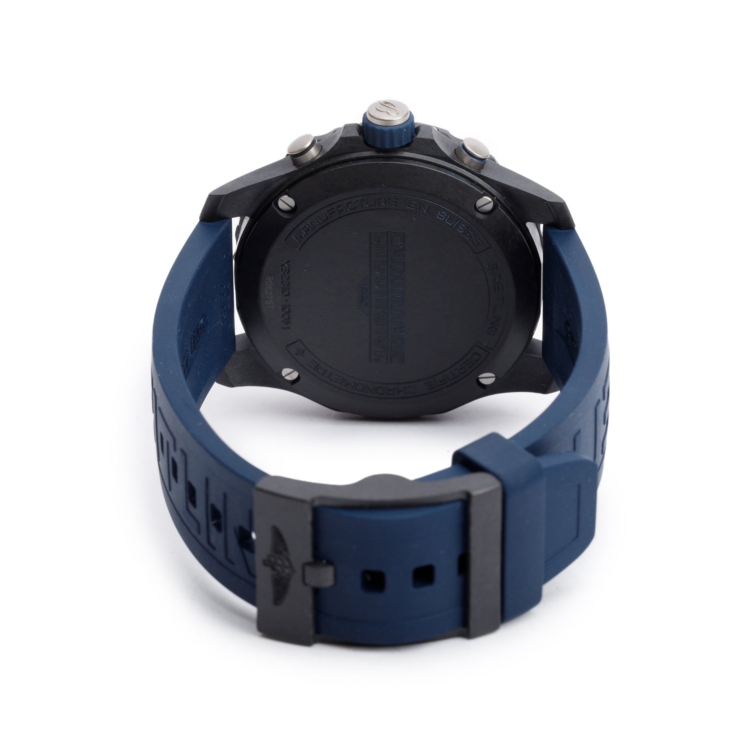 Breitling Breitlight Black Polymer Endurance Pro 44 MM Watch Black & Blue X82310 w/ Box & Papers