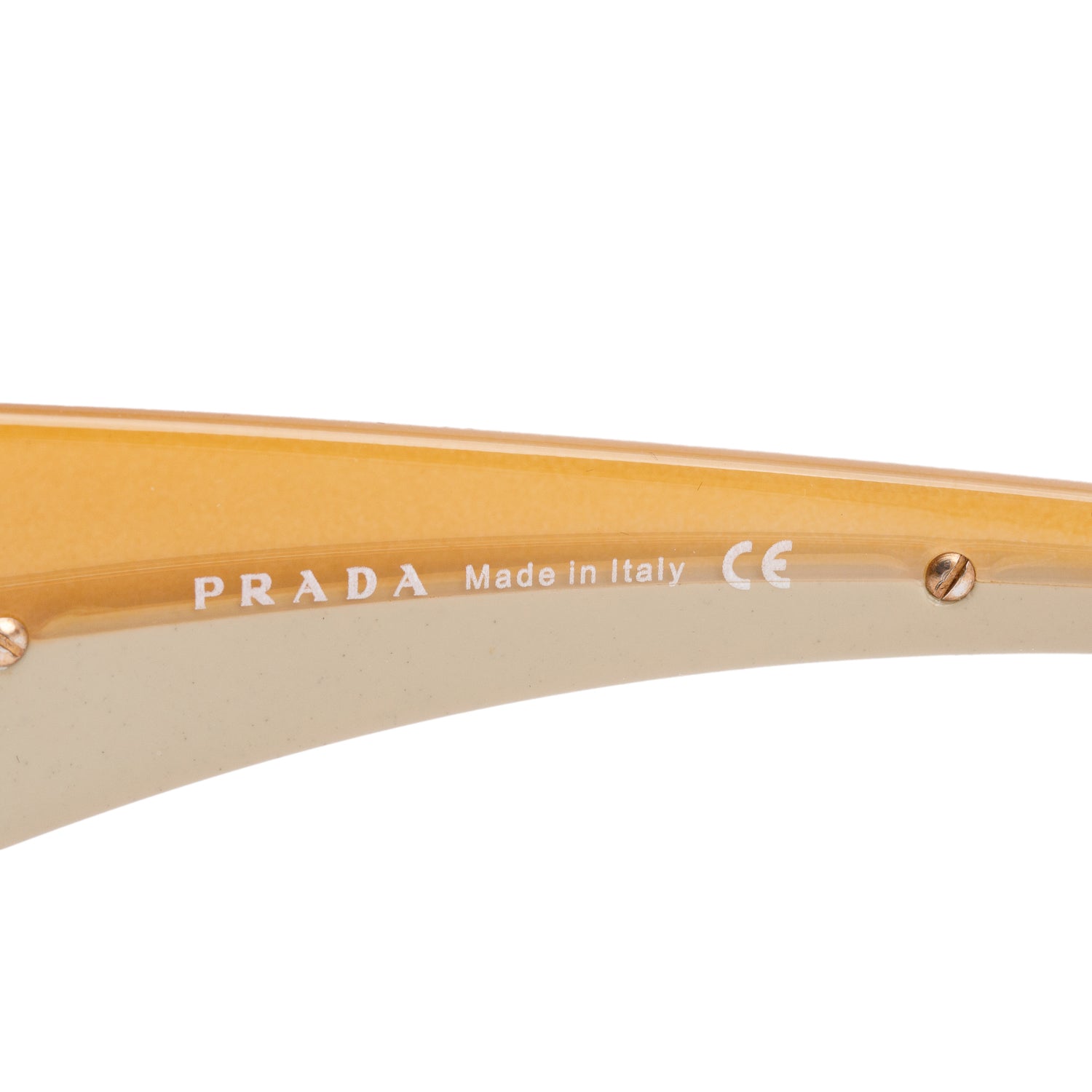 Prada SPR52H Brown Gradient Shied Sunglasses w/ Case