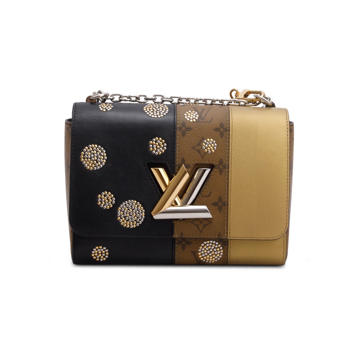 Louis Vuitton Tricolor Reverse Monogram Night Lights Twist MM