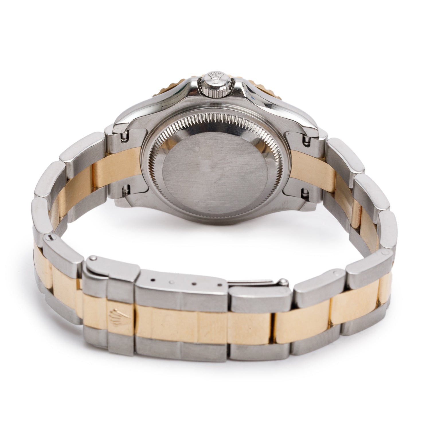 Rolex Stainless Steel & 18k Yellow Gold Yacht-Master 29 MM Automatic Watch Gold Dial 169623 w/ Box & Papers