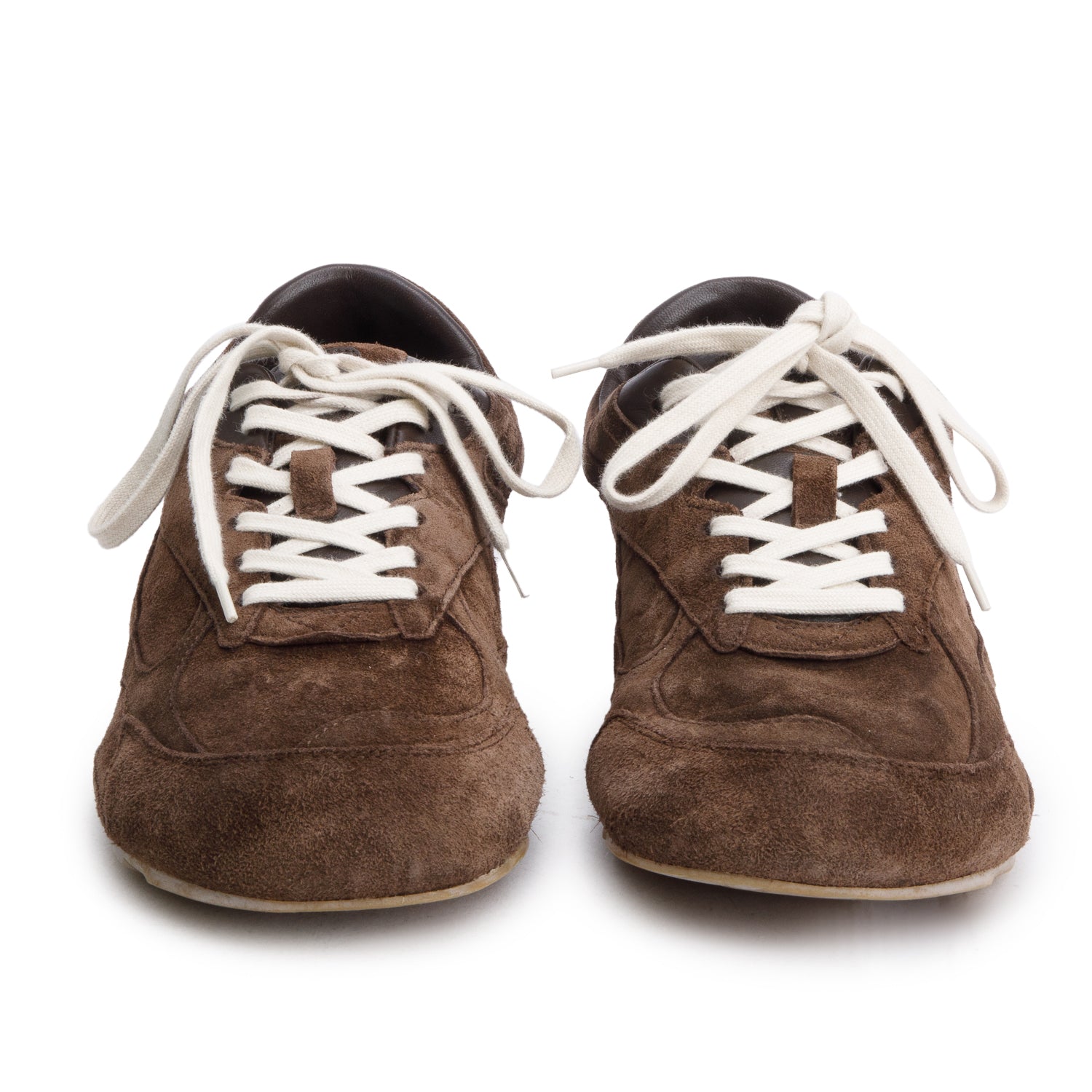 Bottega Veneta Brown Suede Orbit Flash Sneakers, Size 39 w/ Box