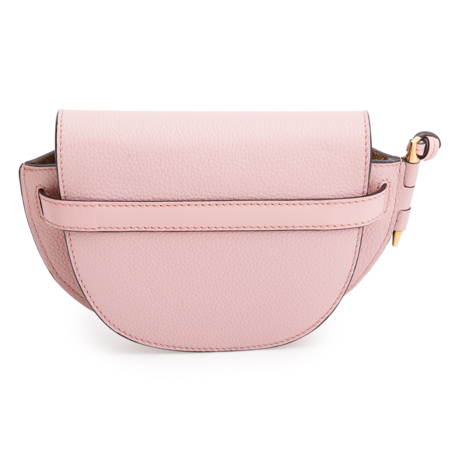 Loewe Pink Grained Calfskin Mini Gate Crossbody Bag