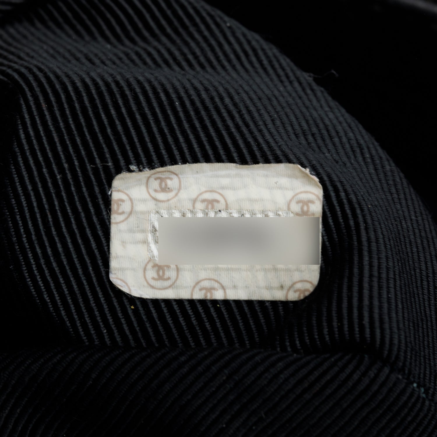 Chanel Vintage Black Caviar Leather Triple CC Tote