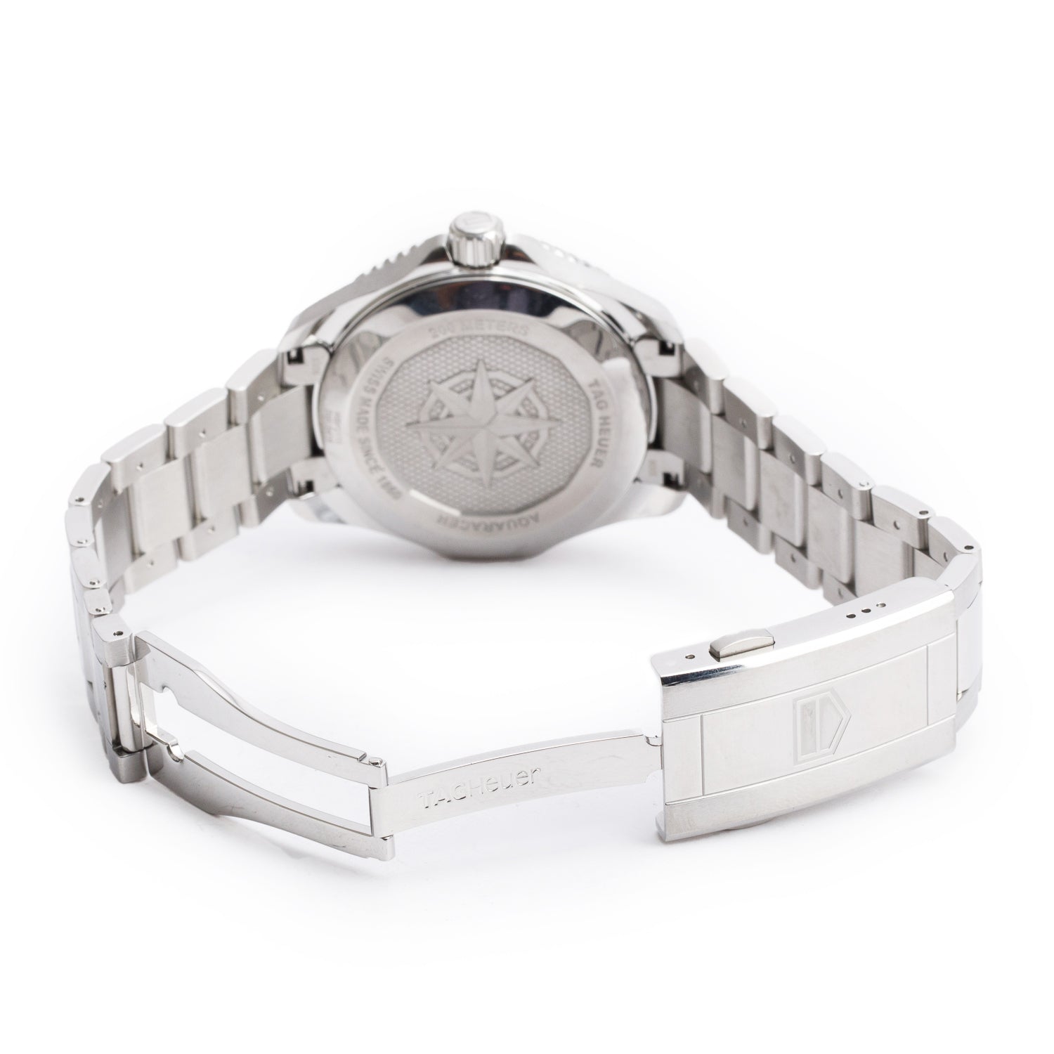 Tag Heuer Stainless Steel Aquaracer Professional 200 Date 40 MM Automatic Watch Green Dial WBP2115 w/ Box & Papers