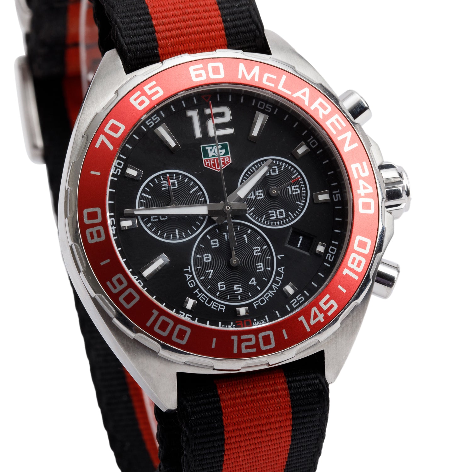 Tag Heuer Limited Editiion Stainless Steel Formula 1 42 MM Chronograph Quartz Watch CAZ1112 w/ Box