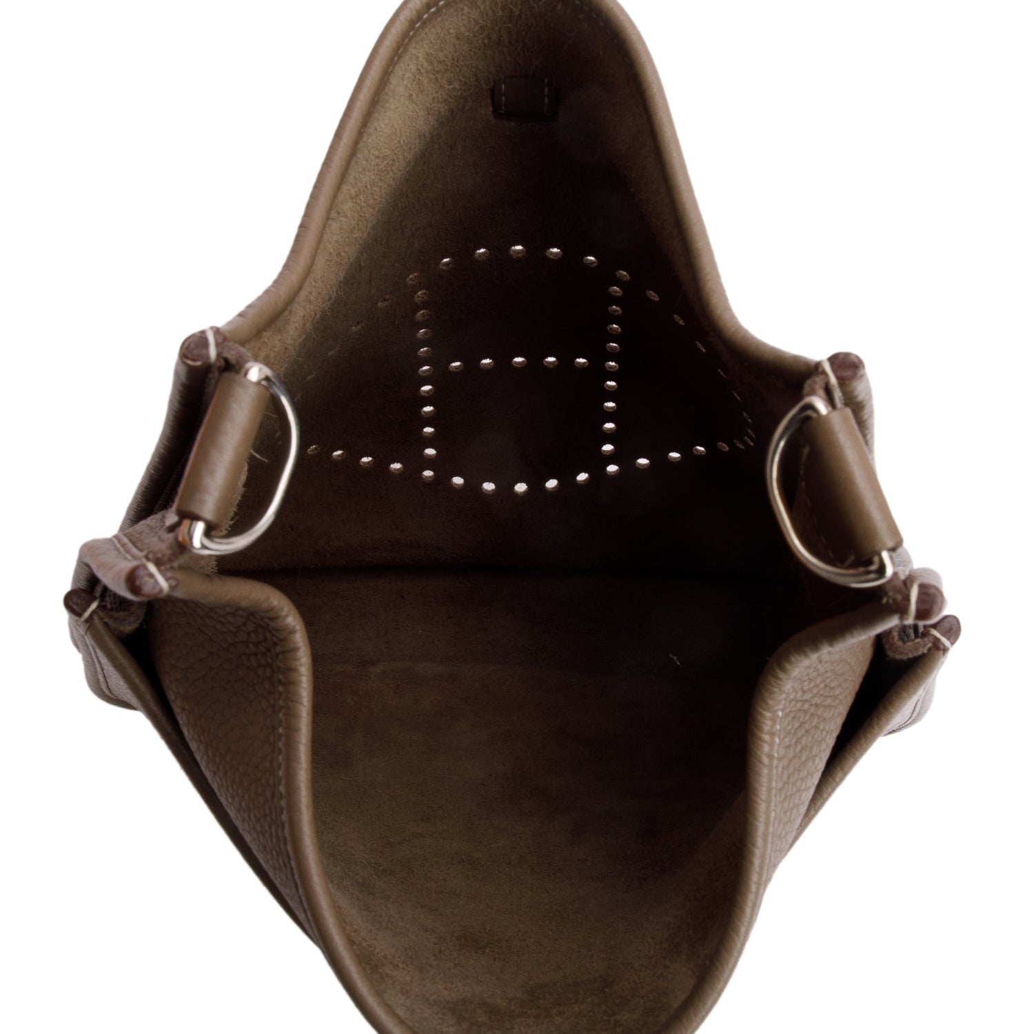 Hermes Etoupe Taurillon Clemence Evelyne III 29 Bag