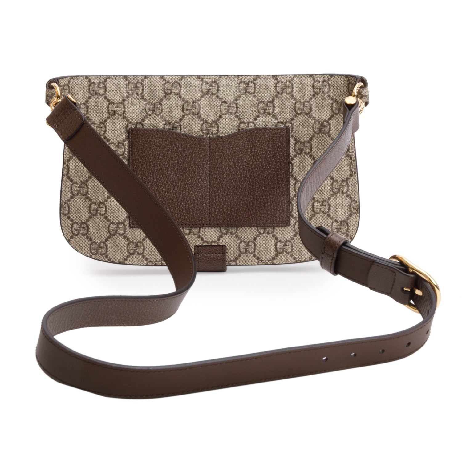 Gucci GG Supreme Monogram Textured Dollar Calfskin Blondie Belt Bag w/ Box