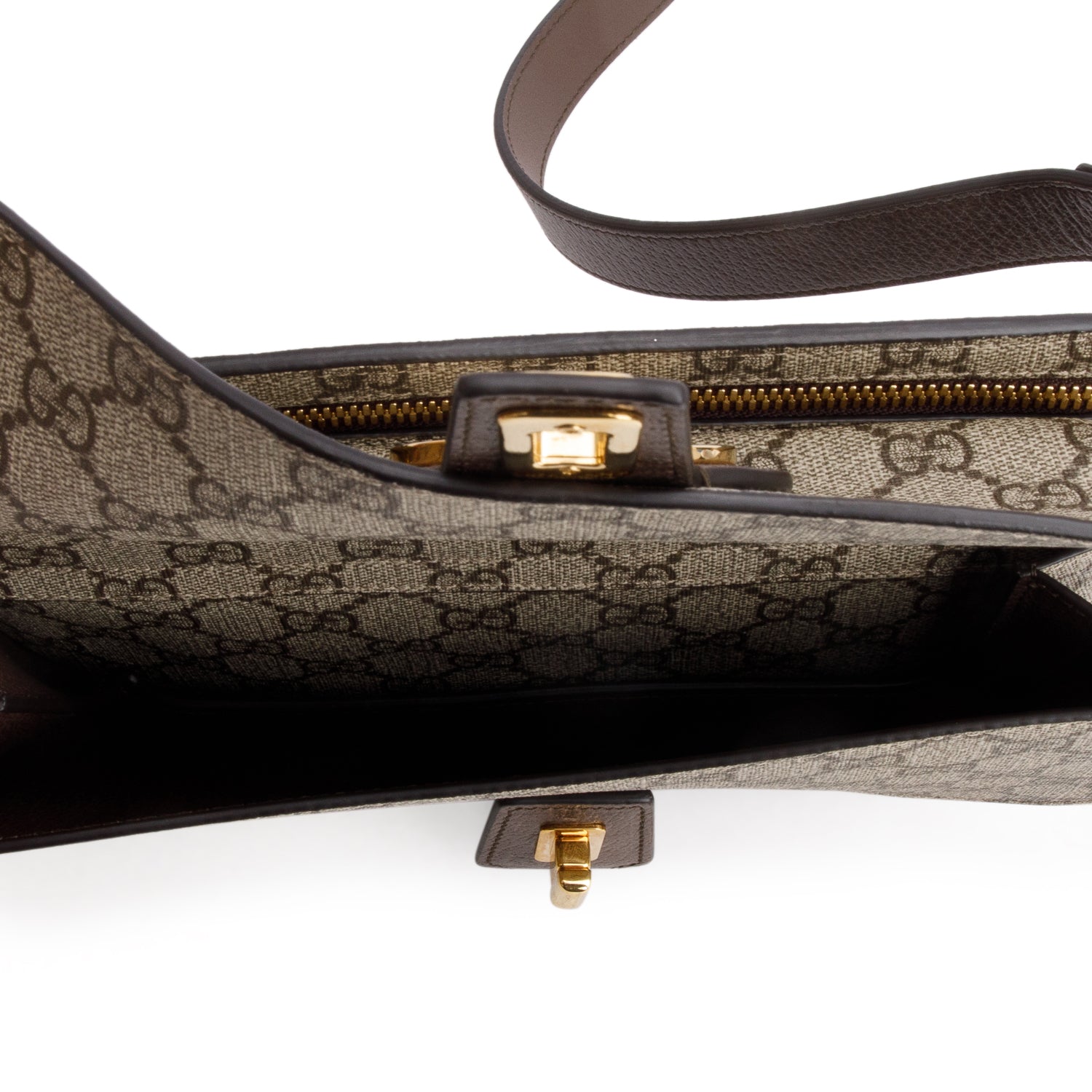 Gucci GG Supreme Monogram Textured Dollar Calfskin Blondie Belt Bag w/ Box