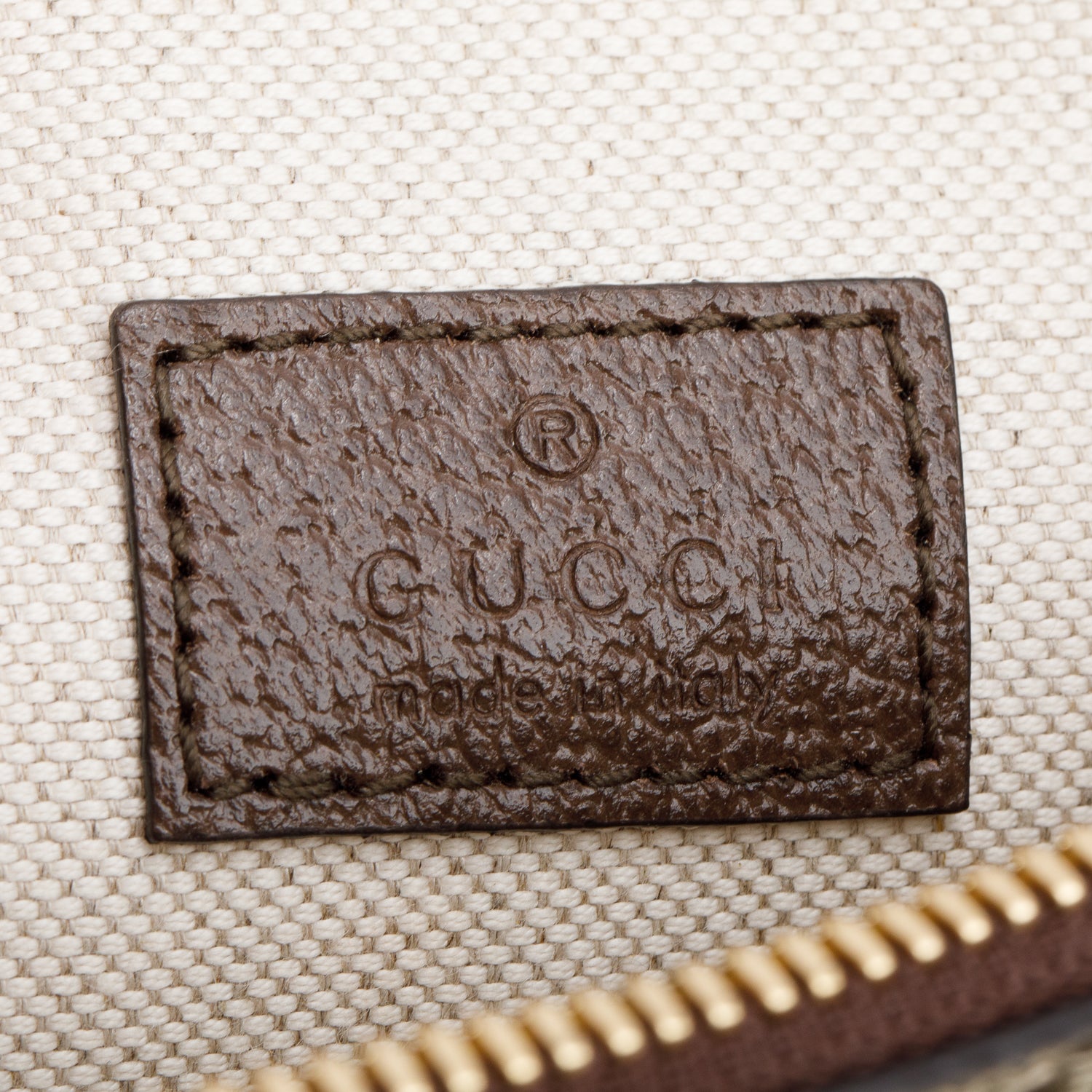 Gucci GG Supreme Monogram Textured Dollar Calfskin Blondie Belt Bag w/ Box