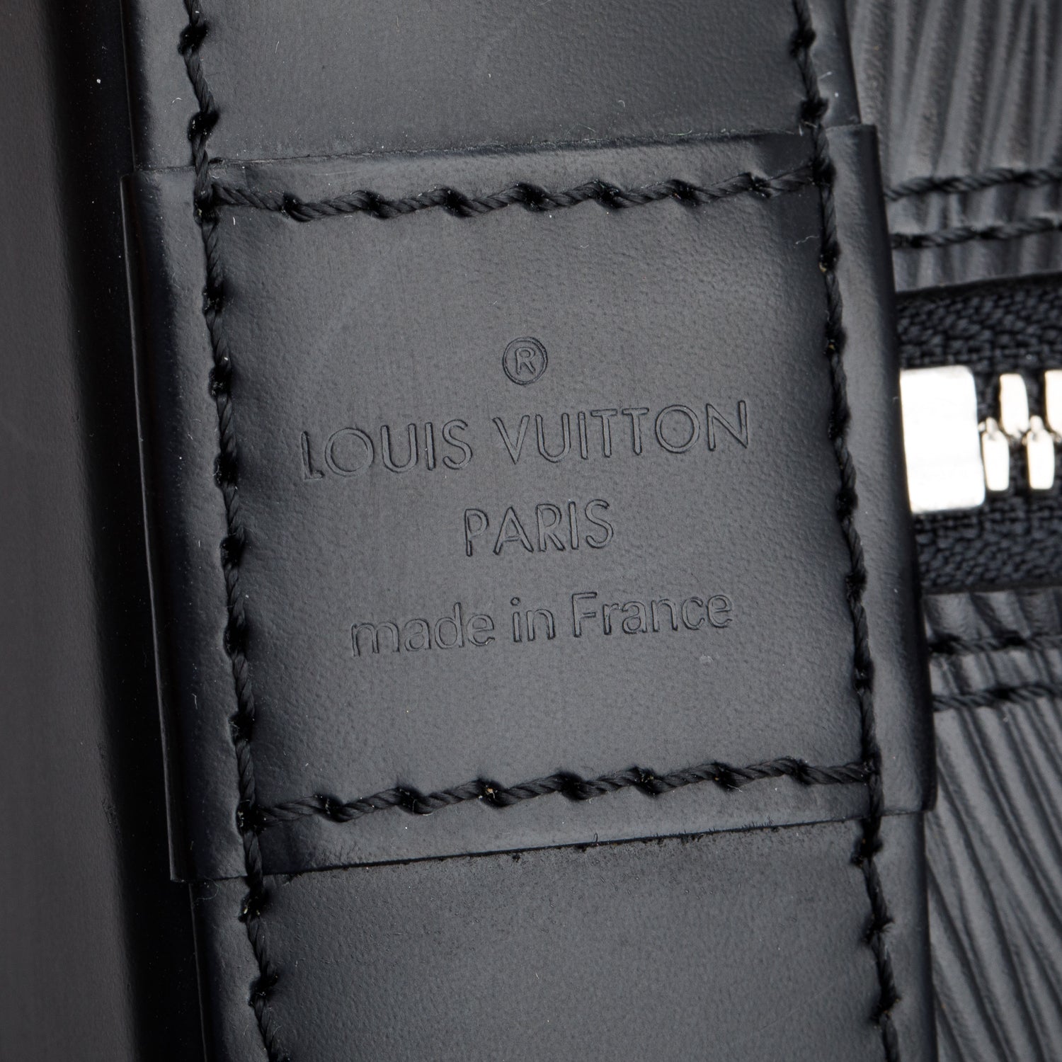 Louis Vuitton Black Epi Leather Alma GM