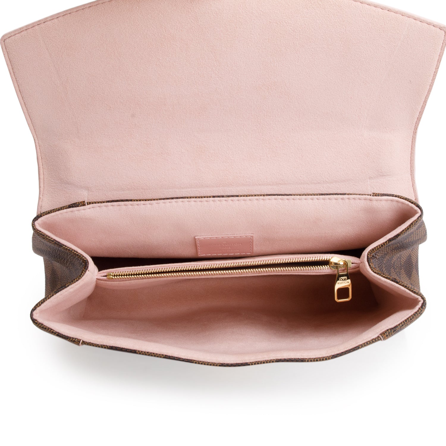 Louis Vuitton Damier Ebene Caissa Clutch w/ Box