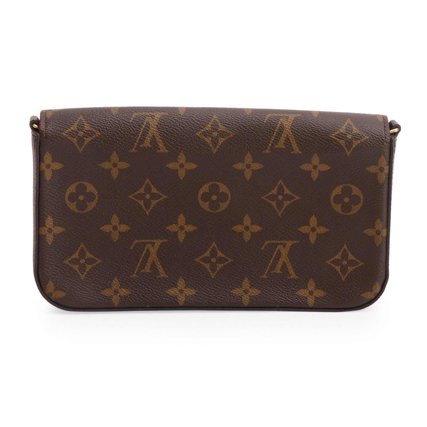Louis Vuitton Fuschia Monogram Pochette Felicie Wallet on Chain w/ Inserts & Box