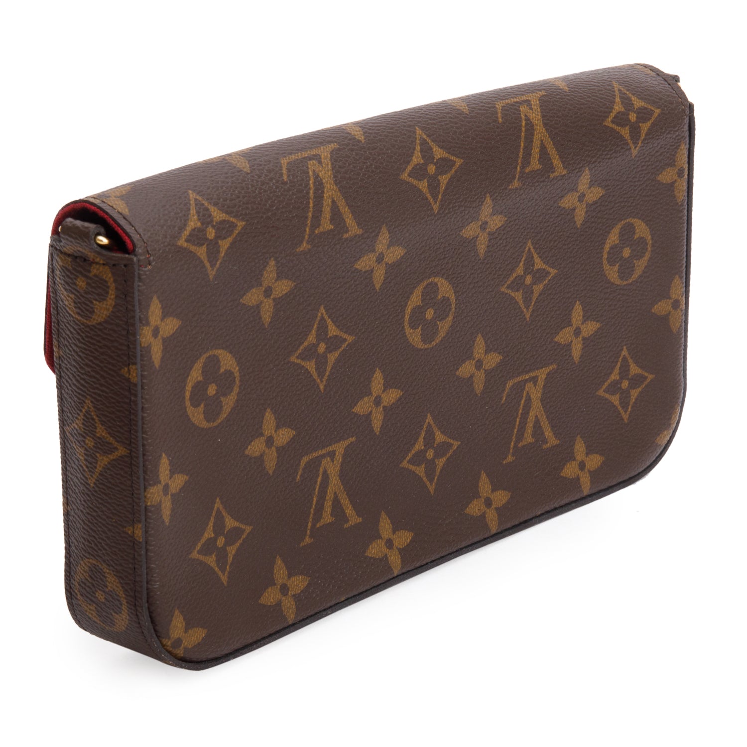 Louis Vuitton Fuschia Monogram Pochette Felicie Wallet on Chain w/ Inserts & Box