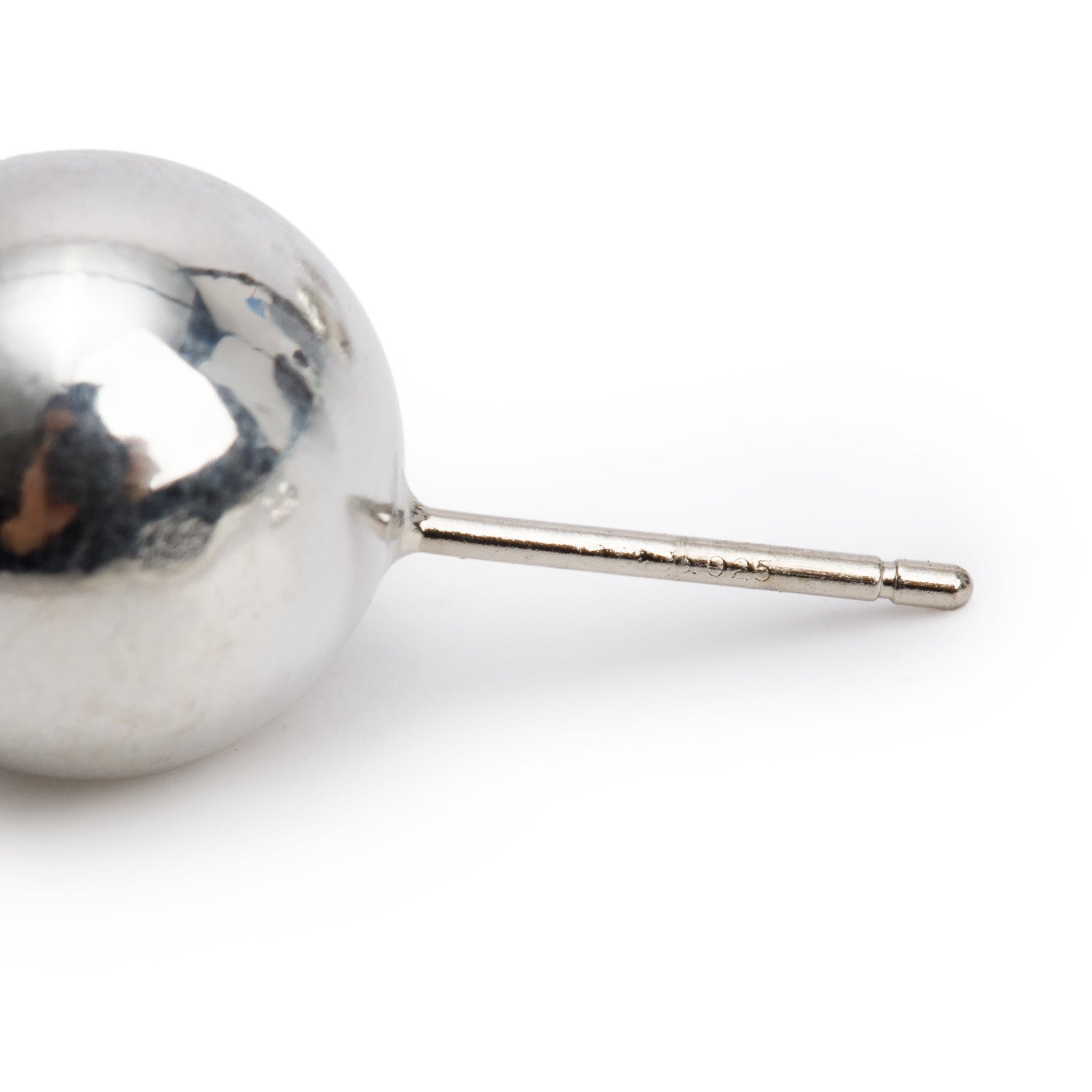 Tiffany & Co. Sterling Silver HardWear 10 MM Ball Earrings