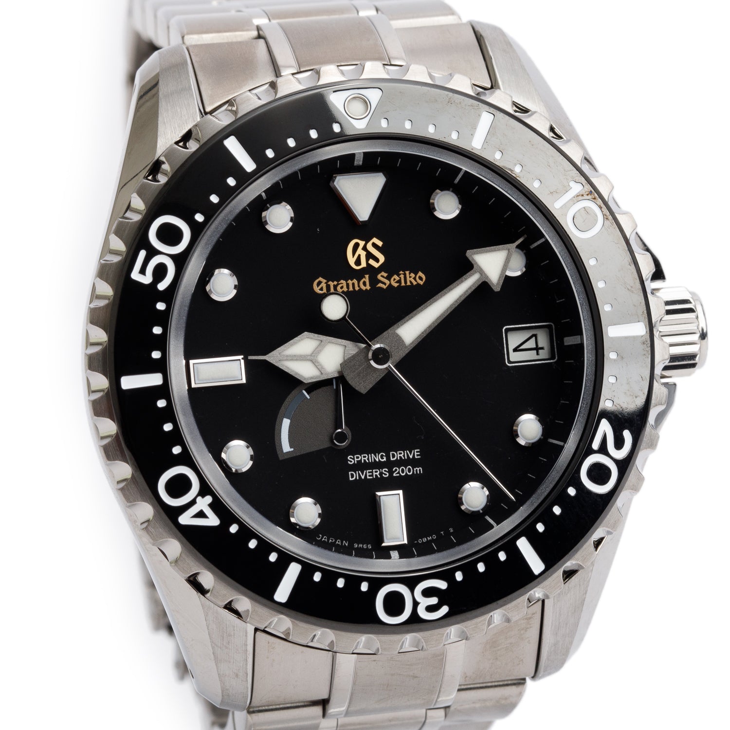 Grand Seiko 2025 Titanium Sport Collection GS 44 mm Spring Drive Automatic Watch Black Dial SBGN029G w/ Box & Papers