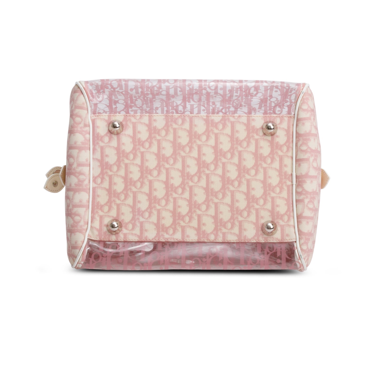 Christian Dior Pink Vinyl Diorrissimo Girly Bowler Bag