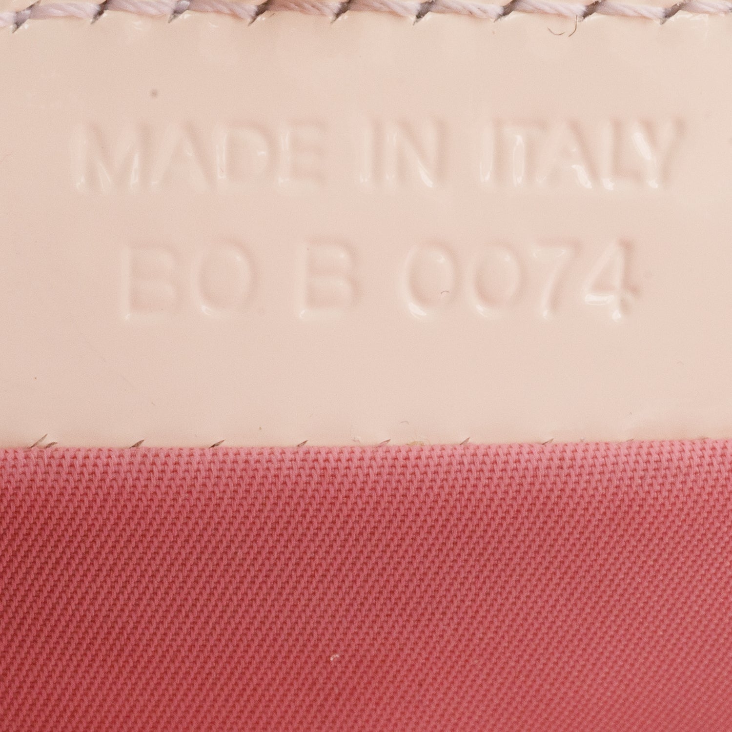 Christian Dior Pink Vinyl Diorrissimo Girly Bowler Bag