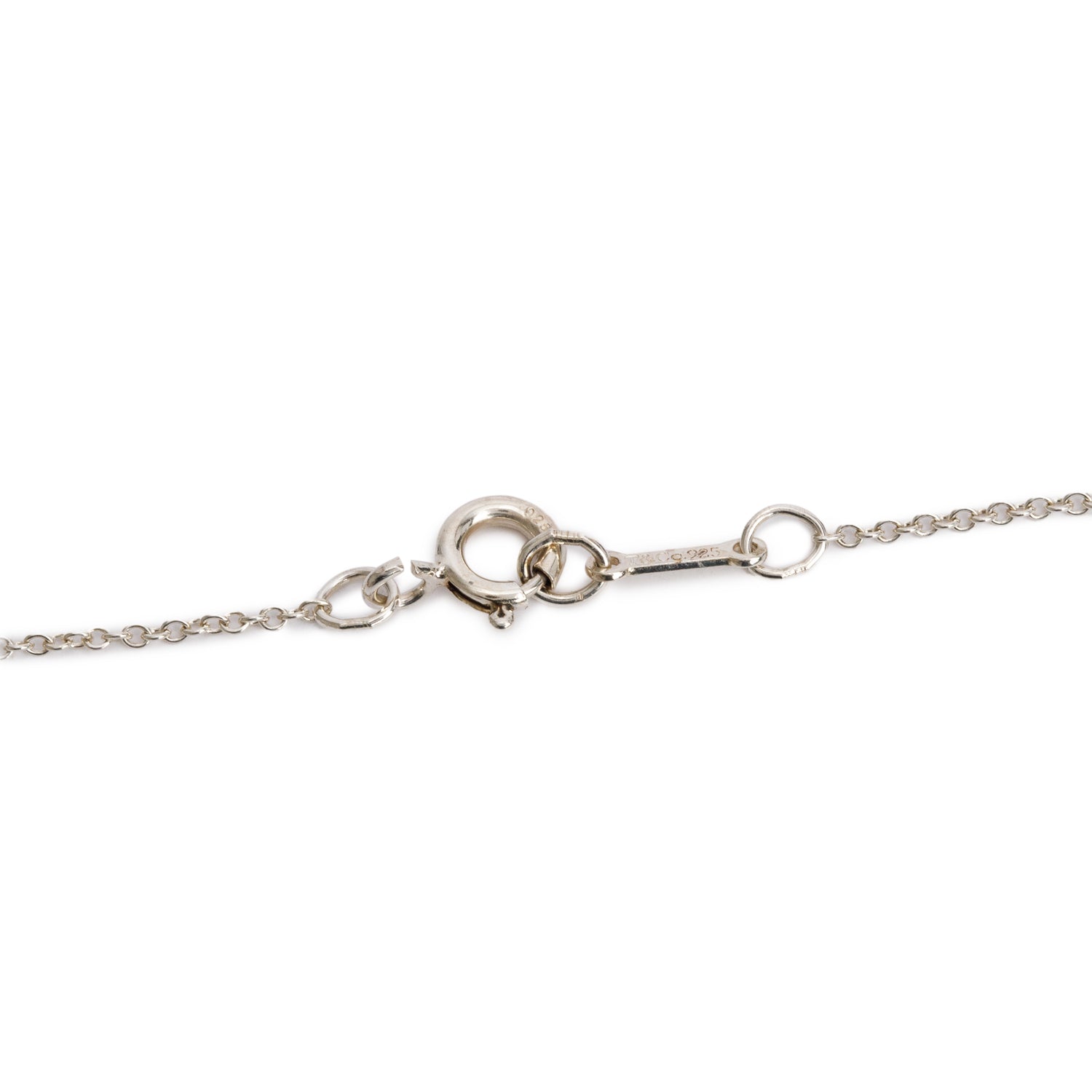 Tiffany & Co. Paloma Picasso Sterling Silver Loving Heart Pendant Necklace