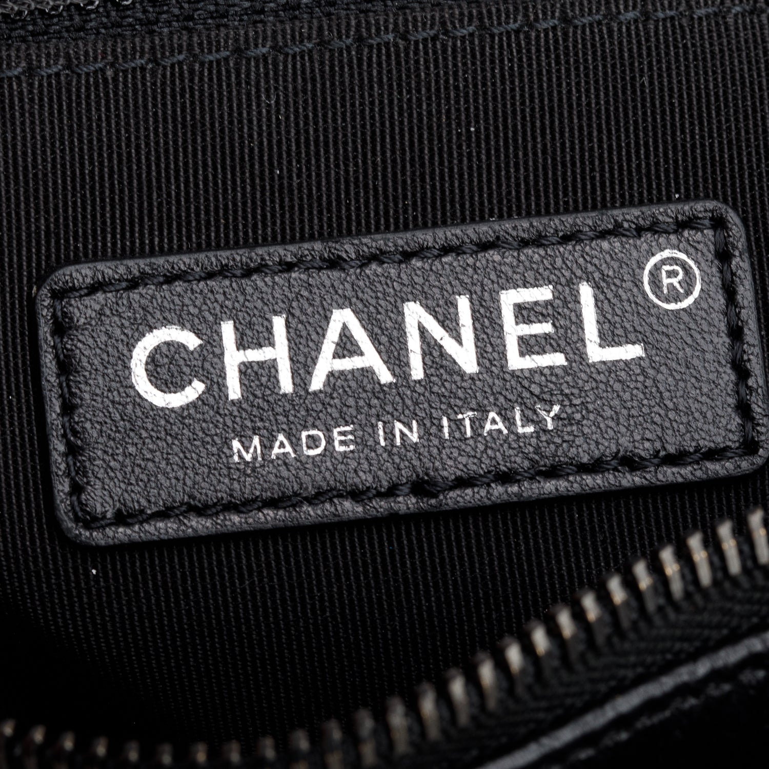 Chanel Black Aged Calfskin Leather Medium Gabrielle Hobo