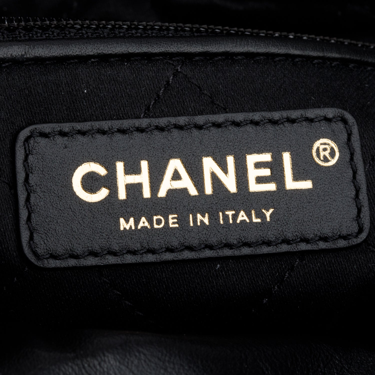 Channel Black Shiny Calfskin Leather 22 Backpack w/ Box