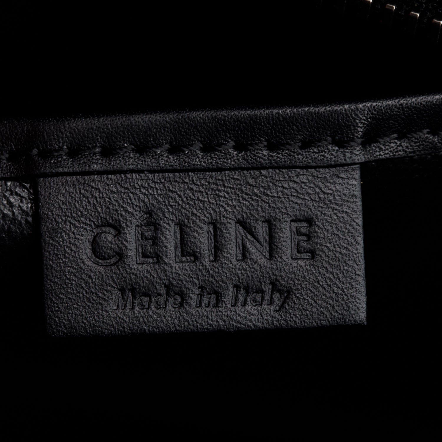 Celine Tri-Color Calfskin Leather Nano Luggage Tote w/ Strap