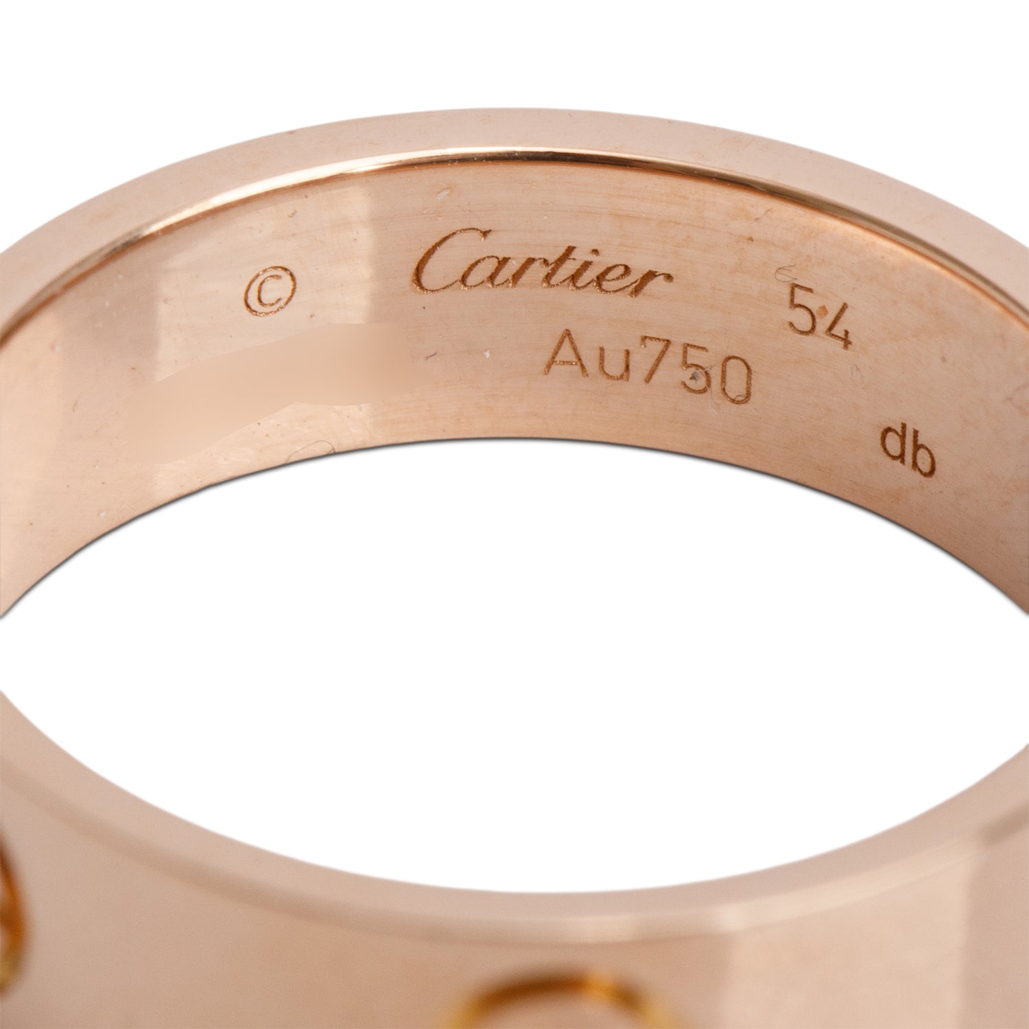 Cartier 2025 18k Yellow Gold 5.5 MM Love Ring, Classic Model, Size 52 6 w/ Box & Certificate