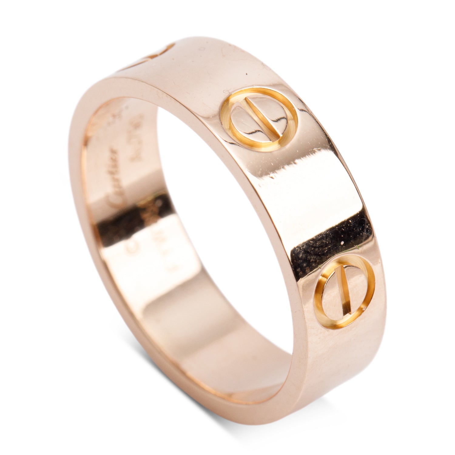 Cartier 2025 18k Yellow Gold 5.5 MM Love Ring, Classic Model, Size 52 6 w/ Box & Certificate