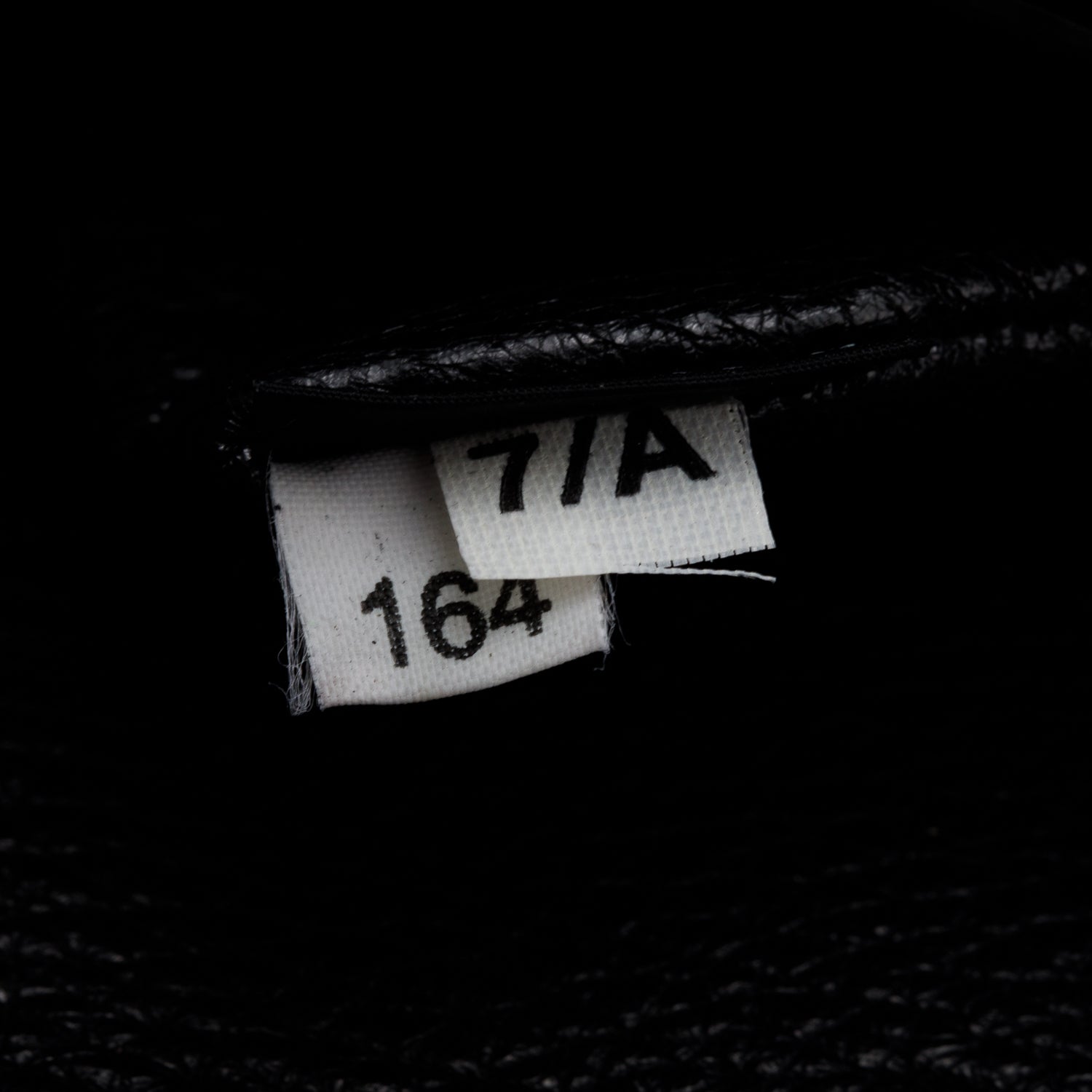 Prada Black Vitello Daino Document Clutch