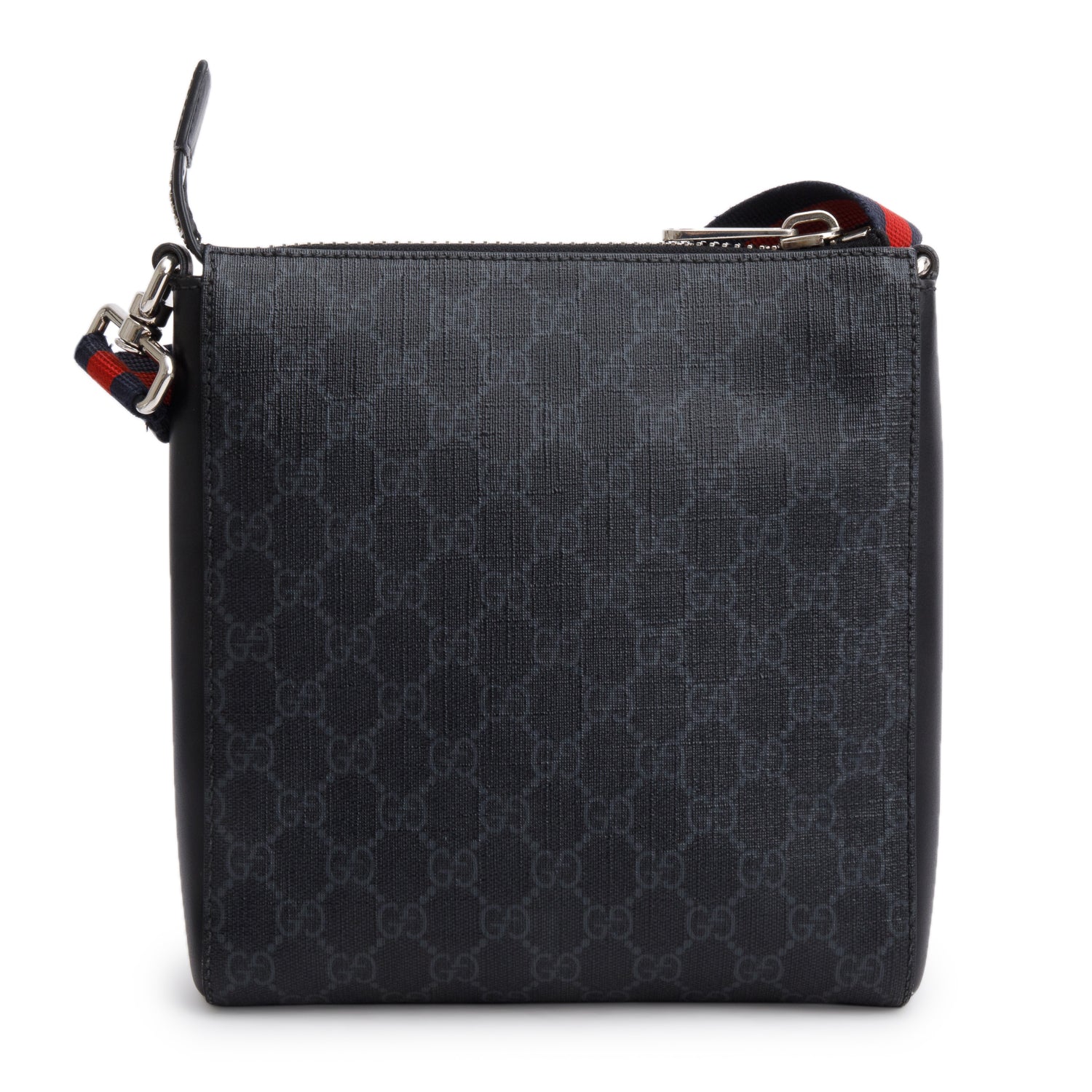 Gucci Black GG Supreme Small Messenger Bag