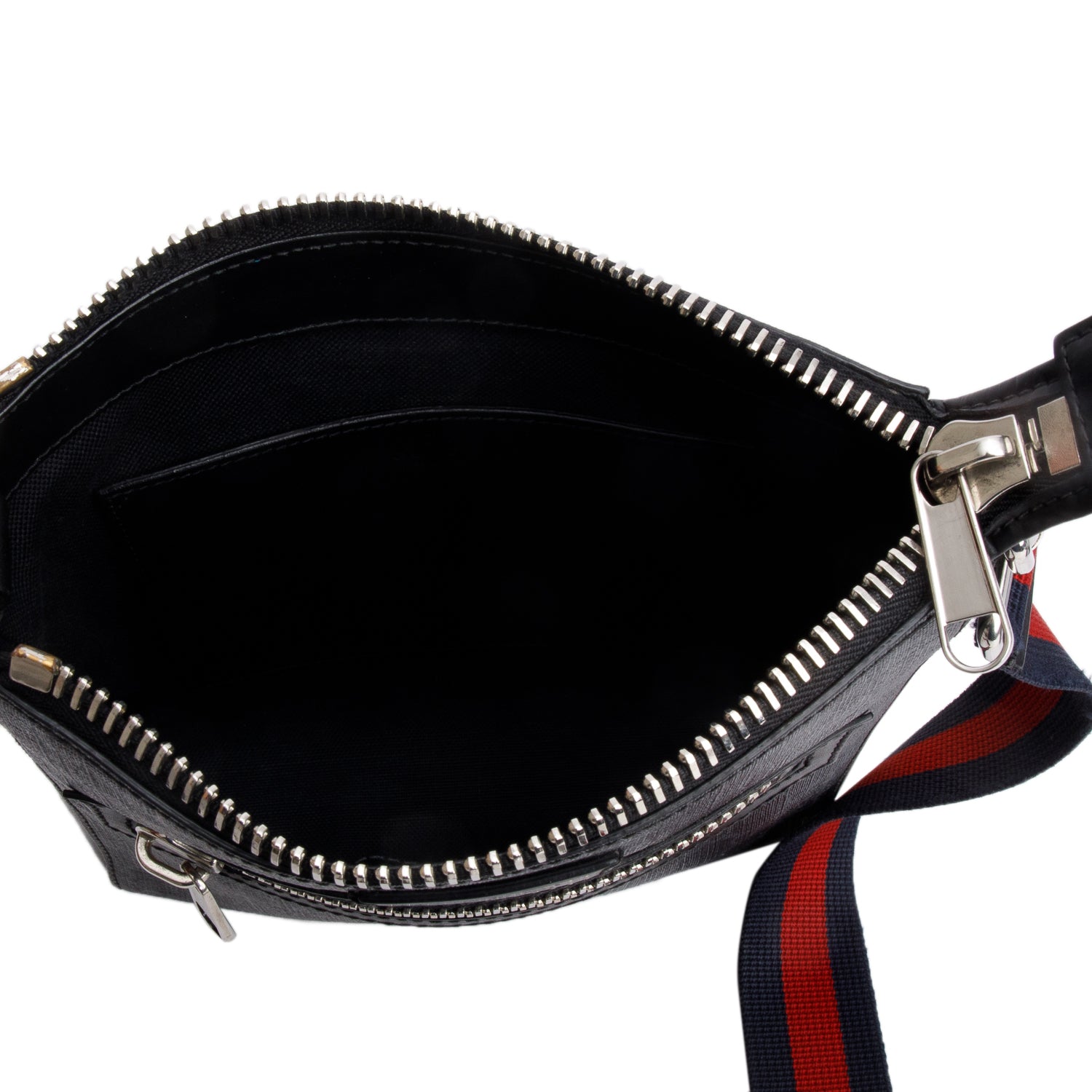 Gucci Black GG Supreme Small Messenger Bag