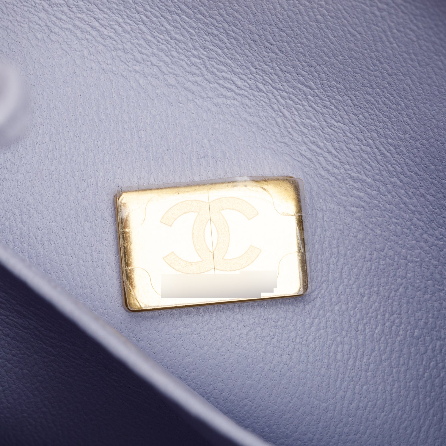 Chanel Purple Caviar Quilted Small Coco Handle Flap w/ Box